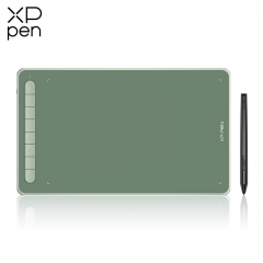 XPPen 数位板绘画手绘板无线电子画板 大号蓝牙板Deco LW绿色