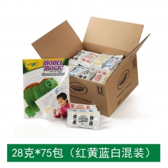 绘儿乐Crayola超轻粘土 75包(红黄蓝白共75盎司)