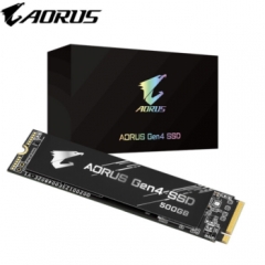 技嘉 AORUS系列 500GB 固态硬盘GEN4黑雕盘 M.2接口 pcie4.0系列