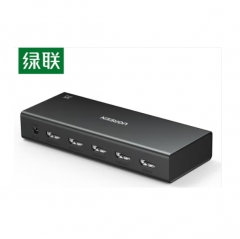 绿联HDMI2.0分配器一分四4K60Hz 1进4出高清分屏器 笔记本电脑台式机接电视显示器投影仪兼容