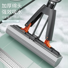 海绵拖把家用一拖净免手洗2024干湿两用吸水胶棉拖布