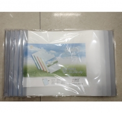 卡迪佳横款A4透明拉杆夹80页