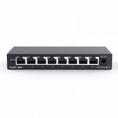 锐捷（Ruijie）8口千兆交换机 RG-ES108GD 企业级铁壳非网管桌面型交换器分流器