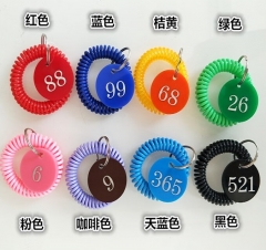 塑料数字号码牌