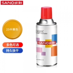 三和普通自喷漆手喷漆 350ML 黄色
