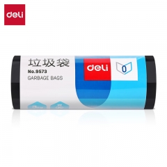 得力9573垃圾袋(黑)45*55cm(30个/卷)八角底 160卷/件