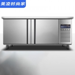 美凌时尚家操作台冰柜冷藏工作台 【双温款】1.8M-0.8M-0.8M