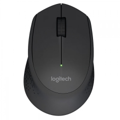 罗技（Logitech）M280无线鼠标 家用商务USB办公鼠标 右手鼠标 人体工学 黑色