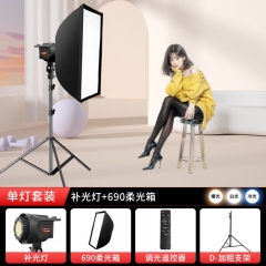 森迪威500W直播补光灯球形打光灯 SL100W柔光箱