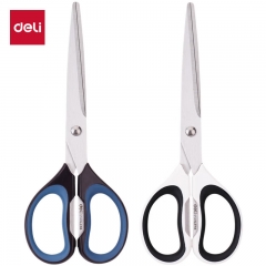 得力(deli)175mm办公生活家用剪刀 中号剪子手工剪纸刀 混色单把装 6058