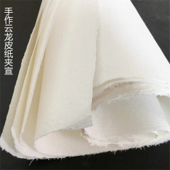 四尺加厚白色光板云龙皮纸半生熟二层夹70*138  5张