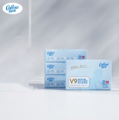 可心柔 （V9 COROU）云柔巾保湿纸3层120抽*4包M码乳霜纸新生儿可用抽纸餐巾纸