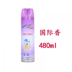 绿色风影480ml 高级空气清新剂 单瓶装(香型随机)