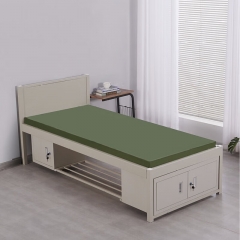 大匠传成 军绿色内务海绵床垫 2CM海绵+3CM棕 CD-229 900*2000*50