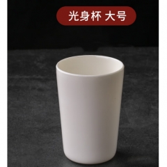 杯子仿瓷材质12*7cm容量350ml（暖色调）