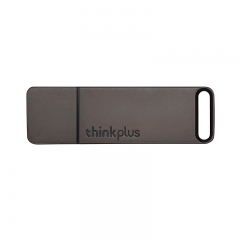 联想 thinkplus 128GB USB3.1U盘 TU100系列 商务金属闪存优盘 灰色