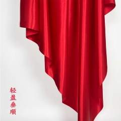 红绸布红布绸缎布开业活动揭幕装饰布置剪彩大红色绸子布料40*265