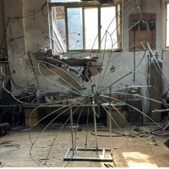 巨型立体蝴蝶美陈装饰商场店铺橱窗仿真背景铁艺蝴蝶