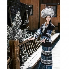 苗族服装女全套演出服少数民族特色服饰