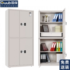 国保（Guub）保密柜指纹密码锁财务凭证档案资料铁皮文件柜G208-LF33分体四门 G208-LF33