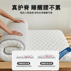 红豆学生宿舍床垫子 单人棉花床褥软铺垫80厚 80厚