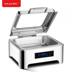 麦朗仕智能触控方形可视布菲炉电加热早餐炉 保温餐炉
