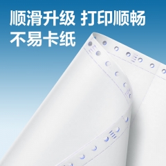 得力（deli）白令海三联整张可撕边针式送货单500页 BLH241-3CS BLH241-3CS