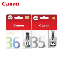 佳能（Canon）携式打印机墨盒 35+36黑彩套装