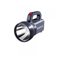 奥克斯强光手电筒 超亮 远射知了手提探照灯 强光手电筒