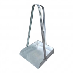 科力邦大号不锈钢铁簸箕 高把物业撮子 簸箕